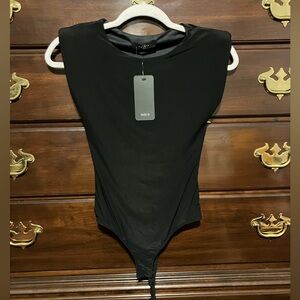 2 Saints Bodysuit With Shoulder Pads Sleeveless size small